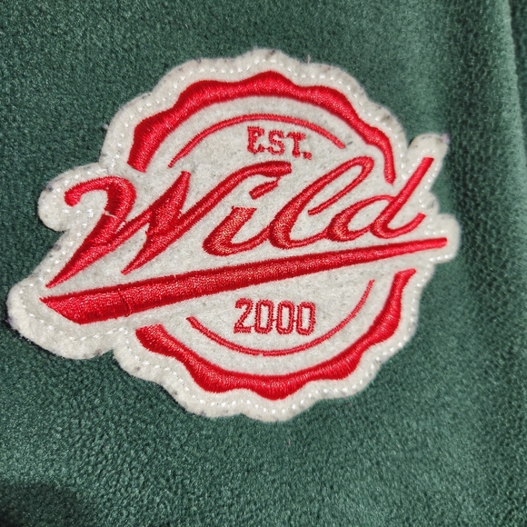 Vintage Minnesota Wild NHL Full Zip Up Fleece - Picture 5 of 5